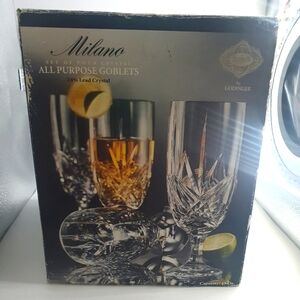 Milano Chrystal goblets
